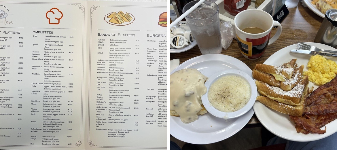 Cafe 431 Menu